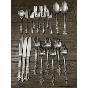 Oneida Northland Carolina Stainless Steel Flatware 20 Mixed Pieces
